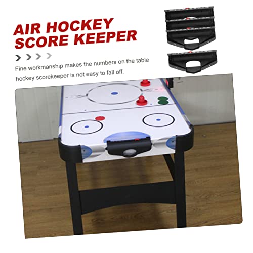 4Pcs Tabletop Hockey Score Keepers with Table Balls Essential Score Counting Units for Air Hockey and Table Games Accurate Scoring Accessories for Family Fun