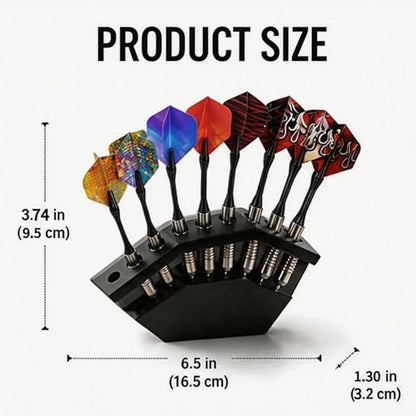 Two-in-one Wooden Dart Holder, Wall Mount & Stand Dart Accessories for Dart Storage