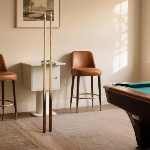Portable Weighted Billiard Cue Rack With Chalk Holder, Pool Cue Holder Grey (4 Holes) - style: 4 Holes-Grey