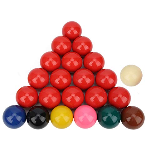 Snooker Balls Set, 22-Piece Tournament Weight (141g) 52.5mm Phenolic Resin Pool Balls for Table Cue Game