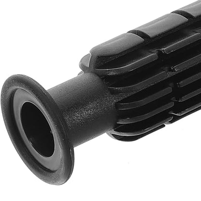 Zerodeko Sturdy Foosball Handles and End Caps Set Table Soccer Accessories with Black and White Footballs Compatible Replacement Grips for Boys and Foosball Tables Handles Caps Balls Kit