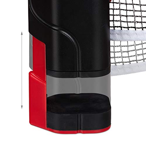 Relaxdays Table Tennis TT Ping Pong Net Retractable Portable Clamp Bracket, Multi, One Size