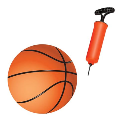 Pro Ball Portable Electronic Scoreboard Basketball Hoop for Kids, Adjustable Height Design up to 65”