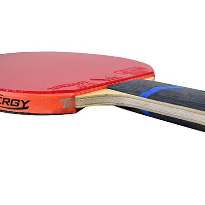 BalsaCarbo X7 Pro-Line Table Tennis Racket | The Softness of Balsa and The Hardness of Carbon | Featuring Tenergy 80 FX | Recommended for Aspiring Professional Players