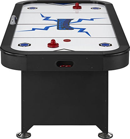 Fat Cat Storm 7 Foot Air Hockey Table for Adults with 80 CFM Motor, LED Electronic Scorer, Hockey Table with Pucks and Paddles Included