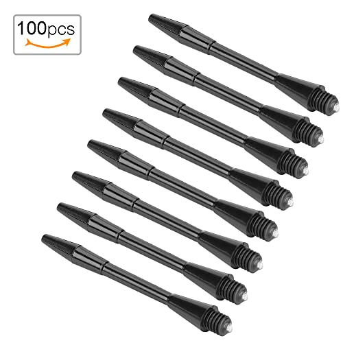 Topyond 100PCS Dart Nylon Shafts, 50mm Sturdy Dart Shafts, Plastic PP Nylon Dart Shafts, Indoor Sports Accessories, Replacement Plastic Dart Shaft