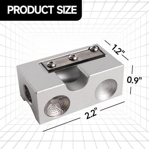 GSE Games & Sports Expert Billiard Pool Cue Tip Tool, Stick Scuffer/Shaper/Aerator/Joint Protector Tool, Billiard Accessories - style: Silver 8-in-1 Tool