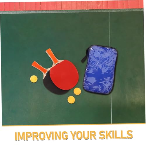 Balacoo 1 Set Professional Table Tennis Training Set Rackets Balls and Carry Bag for Use Comfortable Grip Precision Hitting Experience Versatile Sports Equipment