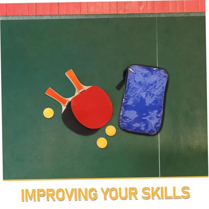 Balacoo 1 Set Professional Table Tennis Training Set Rackets Balls and Carry Bag for Use Comfortable Grip Precision Hitting Experience Versatile Sports Equipment