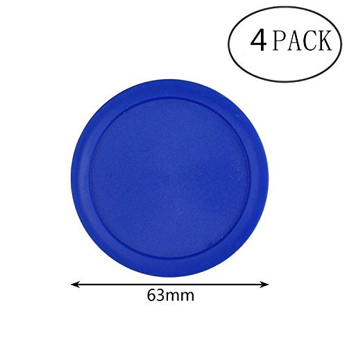 12 Pack 2.5 Inch Air Hockey Pucks for Small Size Table - color: Red Blue Black