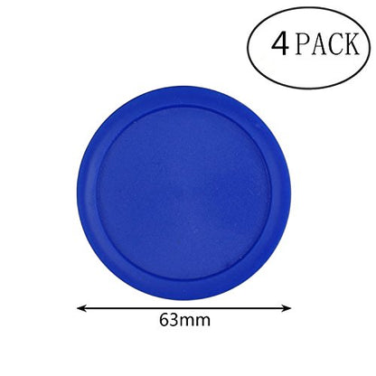 12 Pack 2.5 Inch Air Hockey Pucks for Small Size Table - color: Red Blue Black