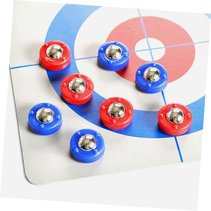 28pcs Mini Shuffleboard Pucks Outdoor Curling Game Desktop Boys and Girls Party Rolling Beads