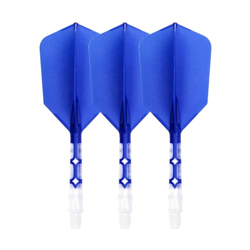 CUESOUL ROST T19 Integrated Dart Shaft and Flight Slim Shape M Size 28mm - color: Dark Blue