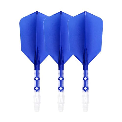 CUESOUL ROST T19 Integrated Dart Shaft and Flight Slim Shape M Size 28mm - color: Dark Blue