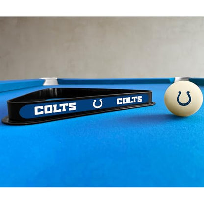 Imperial NFL Cue Ball & Rack Set - color: Indianapolis Colts, White
