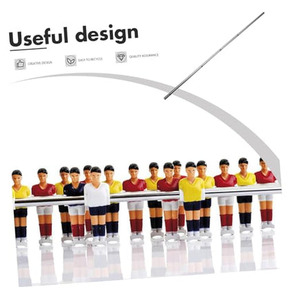 Holibanna Table Soccer Machine Replacement Rod Durable Handle for Enhanced Gameplay Fits Foosball Tables Comfortable Grip Table Football Accessory for All Ages