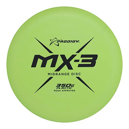 Prodigy Disc 350G MX-3 | Slightly Overstable Disc Golf Midrange | Grippy & Stiff 350G Plastic | Great Control Midrange | Colors May Vary