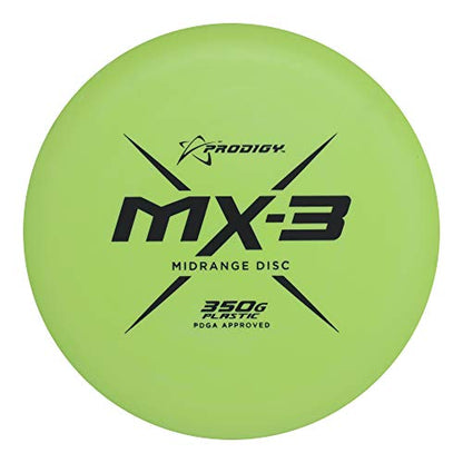 Prodigy Disc 350G MX-3 | Slightly Overstable Disc Golf Midrange | Grippy & Stiff 350G Plastic | Great Control Midrange | Colors May Vary