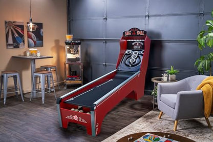Skee-Ball Deluxe - an Arcade Table Machine Game for Home, Basement, and Recreation Rooms - Nostalgic Classic Family Fun of Roll and Score