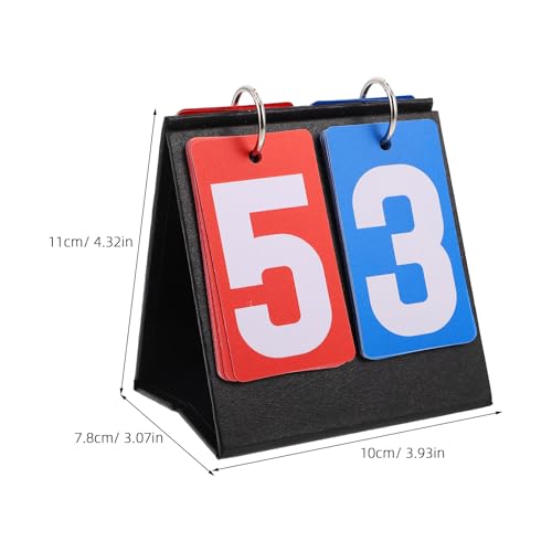 Mini Table Scoreboard: Score Counter for Football Volleyball Card Games - Portable Compact Scoreboard for Table Tennis Basketball Tournaments