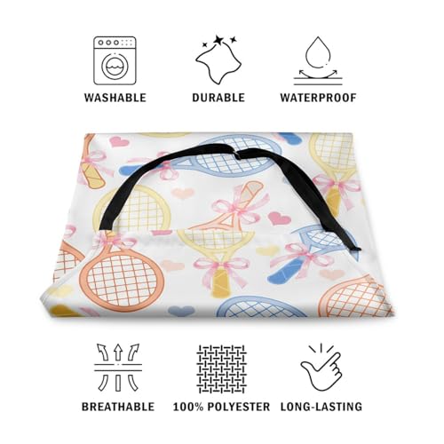 Castle Fairy Boy Soccer Kitchen Apron - color: Colorful Tennis