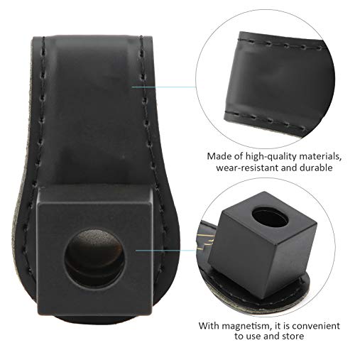 Keenso 2Pcs/Set Portable Billiard Ball Pool Chalk Holder, Magnetic Snooker Belt Clip Snooker Cue Chalk Holder Billiard Supplies
