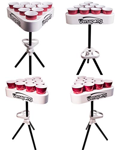 Versapong Portable Beer Pong Table/Tailgate Game with Backpack Carry Case and Balls