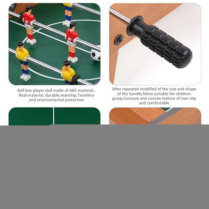 Tabletop Foosball Table,Lightweight and Portable Mini Table Football,Stable Support Tabletop Foosball Game Set,for Adults and Kids