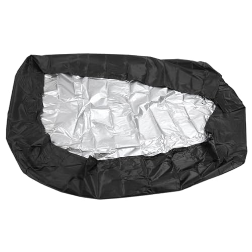 Generic Foosball Table Cover, 210D Silver Coated Oxford Fabric Water Proof Dust Proof, Adjustable Elastic Strap Cover for Indoor Outdoor Table Football