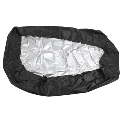 Generic Foosball Table Cover, 210D Silver Coated Oxford Fabric Water Proof Dust Proof, Adjustable Elastic Strap Cover for Indoor Outdoor Table Football