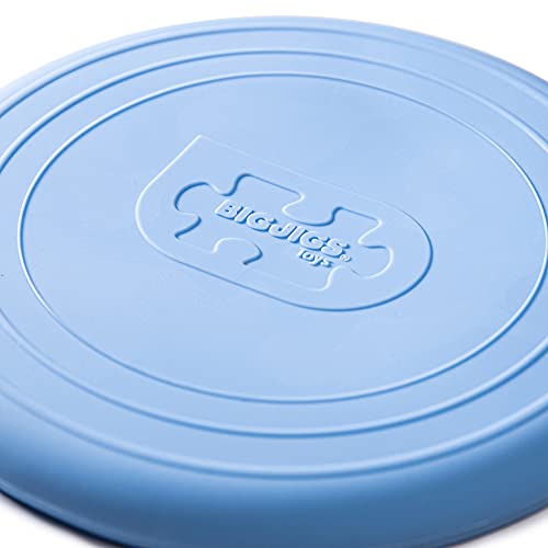 Bigjigs Toys Frisbee Flying Disc (Powder Blue) - Silicone Frisbee for Kids, Quality Flying Saucers, Beach Toys & Garden Toys, Holiday Toys for Toddlers - color: Powder Blue