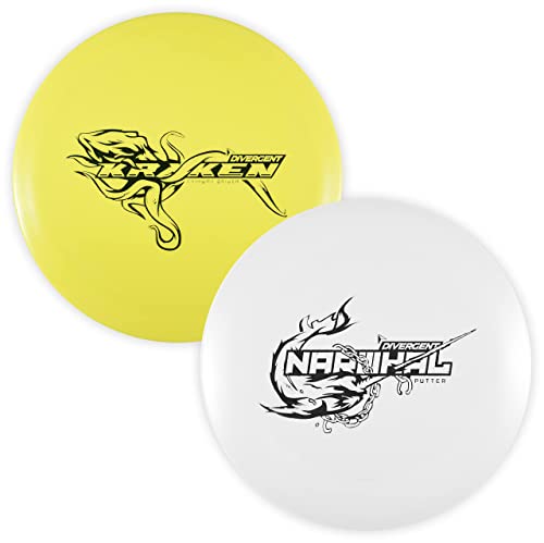 Divergent Discs 2-Disc Beginner Disc Golf Starter Set - Putter and Driver Discs