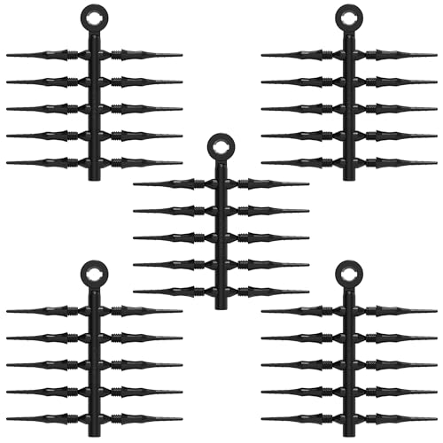 CyeeLife Fit Point Plus Tip | Soft Tip Dart Points | 2BA Thread | Dart Accessory | 50 Count