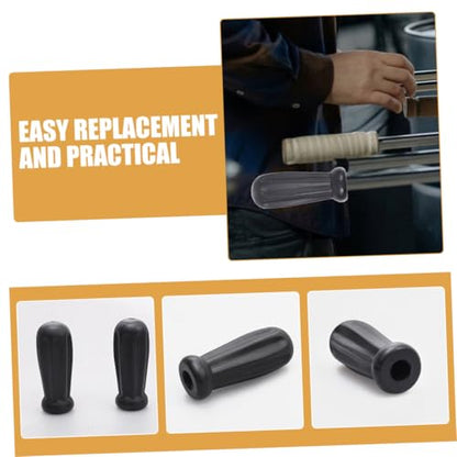 Vaguelly 2pcs Foosball Table Handle Grips Plastic Rod Safety End Caps for Table Soccer Foosball Handle Replacement Parts Compact Design for Use