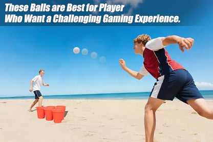 Bucket Toss Replacement Balls 3 Pack for Outdoor Yard Game - style: Pong balls