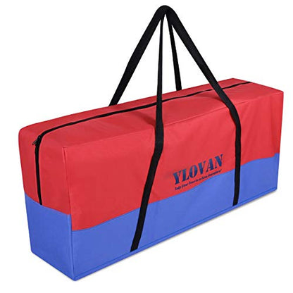 YLOVAN Giant Game Carry Storage Bag for Jumbo 4 in A Row, Large Sturdy Carrying Bag Easily Transport Store Life Size, Take Your 4-in-a-Row Anywhere (Game Not Included) | Giant Connect Game Four in A Row Large Carrying Bag Easily Transport Store Life Size
