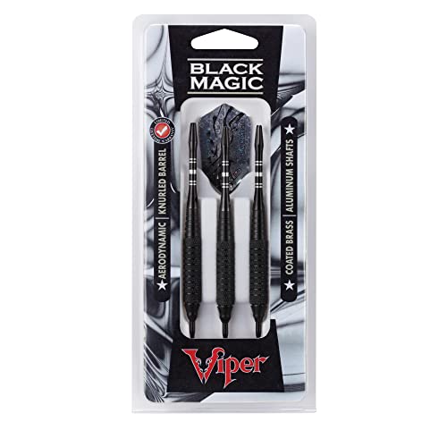 Viper Black Magic Soft Tip Darts, 18 Grams - style: Coarse Knurling