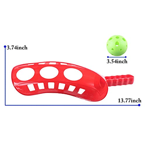 Throw Games, Safe Scoop Ball Games Unroll Lightweight Plastic and Park for Adult Kids