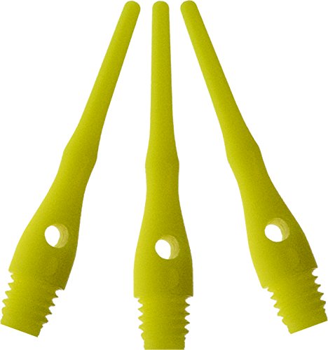 Viper Dart Accessory: Tufflex III 2BA Thread Soft Tip Dart Points (100 and 1000 Packs) - color: Neon Yellow, size: 1000 Pack