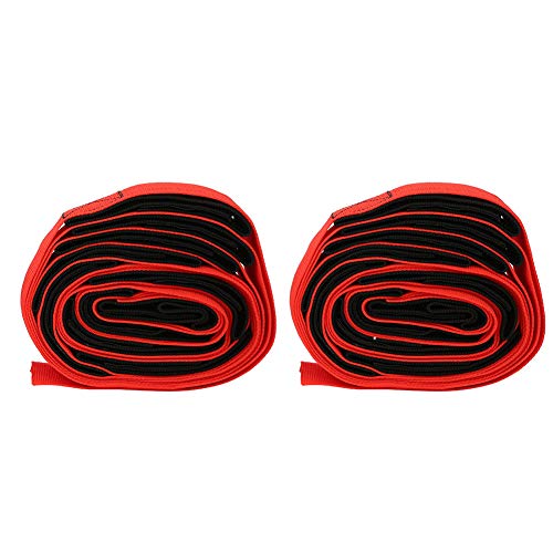 2 Pcs Fun Outdoor Sports Multiplayer Activities Giants Footstep Tram, Team Race Bands, Portable, Nylon Material, for Family Party Friends Party Company Expansion
