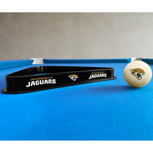 Imperial NFL Cue Ball & Rack Set - color: Jacksonville Jaguars, White
