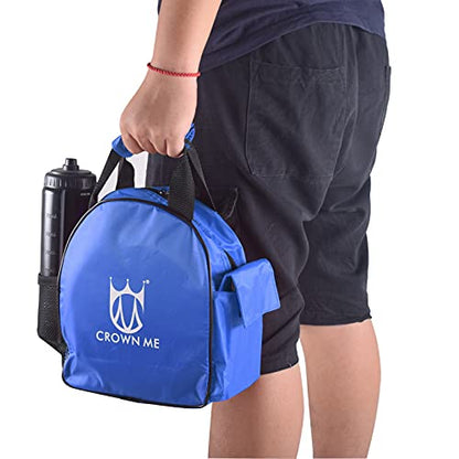 Disc Golf Starter Set, Includes Bag with Water Bottle Pocket and Accessory Pocket, 2 Drivers, 2 Mid-Ranges, 2 Putters, Mini Disc Marker and Towel - color: Blue