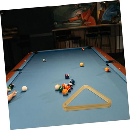 BESPORTBLE 2pcs Billiard Triangle Rack Heavy Duty Snooker Ball Holder for Optimal Game Setup Easy to Use Sturdy Wood Construction for Reliable Performance