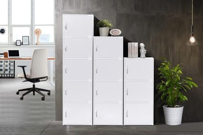 HODEDAH IMPORT Bookcase - color: White