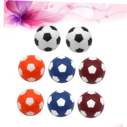 8pcs Tabletop Soccer Ball Table Football Ball Mini Replacement Footballs