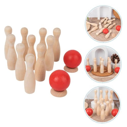 balacoo 2Sets Bowling Kit Interactive Bowling Game for Fun Parent Bonding Materials for Family Entertainment