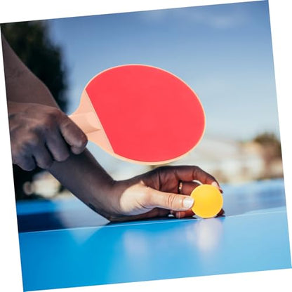 Toddmomy Elastic Pong Balls Set Outdoor Table Tennis Paddle Racket Set Equipment