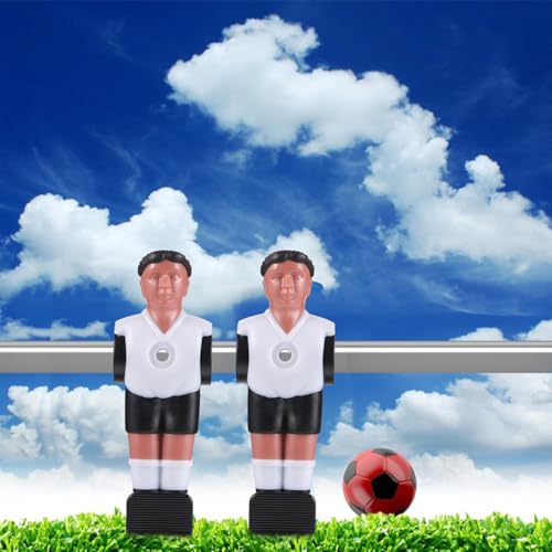 UPKOCH 16 Pcs Wear-Resistant Foosball Players Replacement for Table Football Game Accessories Compatible with Standard Rods