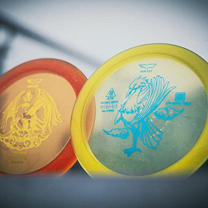 Yikun Disc Golf Driver | Professional PDGA Approved Golf | Phoenix Star Distance Driver | 165-175g | Fairway Golf Disc Perfect for Outdoor Games and Competition - color: yellow