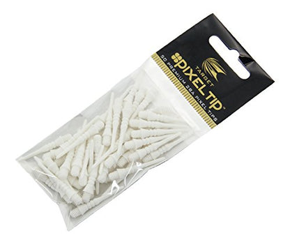 Target Darts 50 x Pixel Soft Darts Dart Tips Black/Orange/White/Yellow - color: White